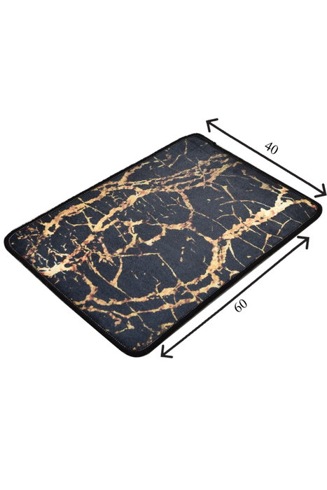 Mijölnir Alfombrilla de Baño 100% Poliéster Antideslizante Antialérgica 40 x 60 cm
